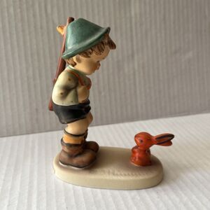 Goebel Hummel Sensitive Hunter Boy with Bunny Rabbit